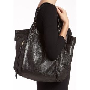 Kooba Logan Glitter Tote Handbag